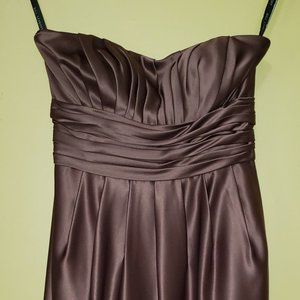 Brown cocktail dress